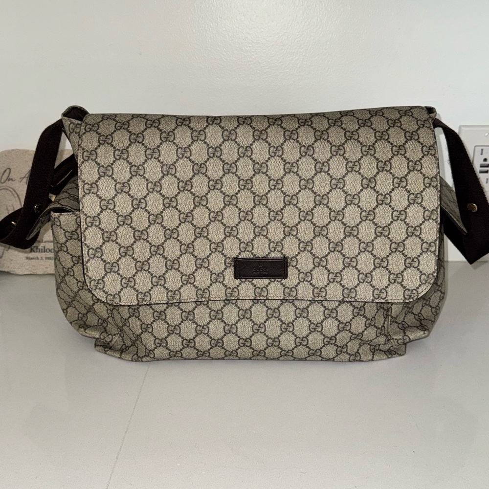 Gucci diaper bag
